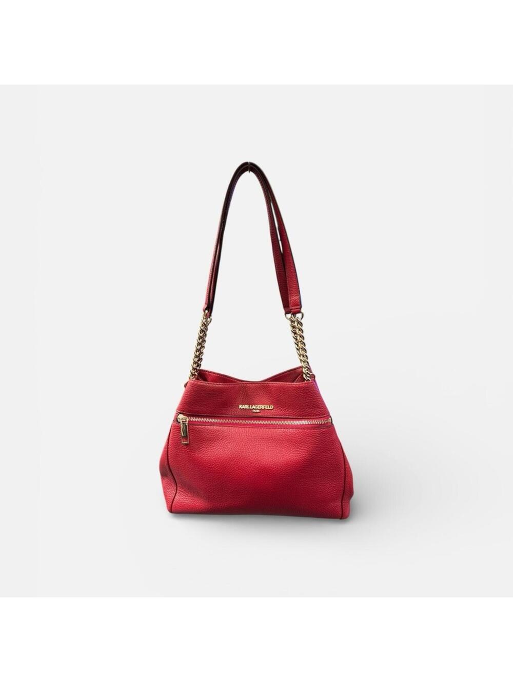 Karl Lagerfeld Paris Bouquet Pebbled Leather Hobo Bag